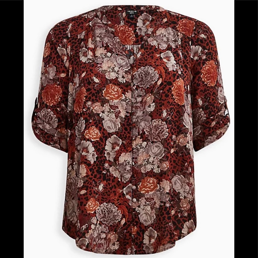Floral Print Women's Top